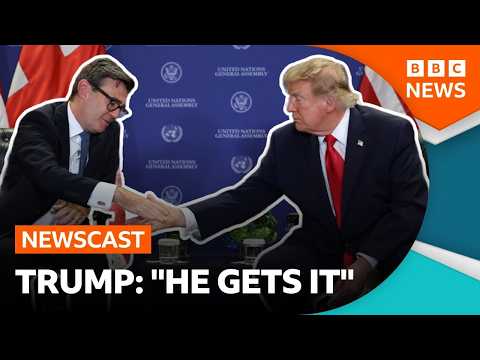 Inside UK prime minister Andy Burnham's first meeting with President Trump | BBC Newscast