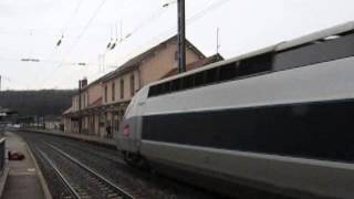 preview picture of video 'Gare de Mouchard : UM TGV POS Lyria'