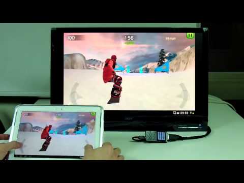 TEKXON Wi-Fi Display Dongle Miracast Mode ( Samsung Note 10.1 )