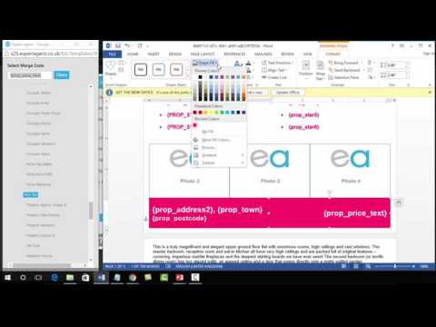 Templates 6 - Using Image Merge Codes