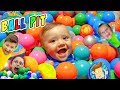 BALL PIT IN OUR HOUSE!! Kids Get 22k! (FUNnel Vision Family) Fun Indoor Activities