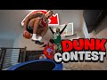 Wahnsinniger Indoor Mini Korb Dunk Wettbewerb