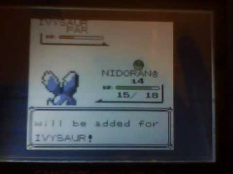 Catching level 100 Venasur BEFORE I battle brock. FULLY LEGIT!!!
