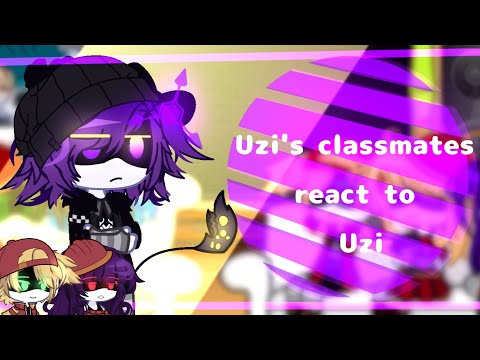 Uzi's classmates react to her || murder drones react || Gcrv ||