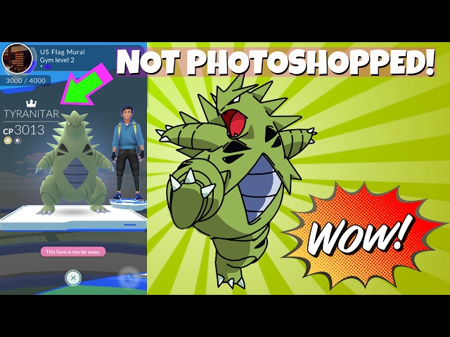 Tyranitar Vs Larvitar Pokemon Go