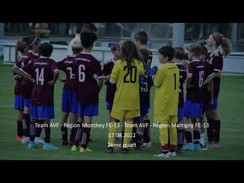 Team AVF - Région Monthey FE-13 - Team AVF - Région Martigny FE-13, 17.08.2022, 2ème quart