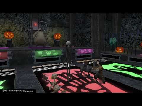 Kingdom Hearts Re:Chain of Memories (PS4) Story Cutscene #32 Oogie Boogie consumes the Potion