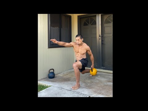 Day 270 FitPro Hawaii Workout- Kettlebell Snatch Lunge + Pull Ups - February 9, 2021 5:36 pm