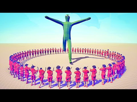 100x Balloon Archers vs Every Unit | Totally Accurate Battle Simulator TABS