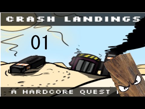 Minecraft Crash Landing #01 - From Dust till Dawn [Gameplay German]