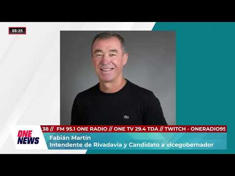 Fabián Martín - Intendente de Rivadavia y Candidato a vicegobernador
