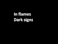 In flames - Dark signs