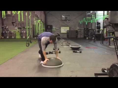 Bosu push-ups