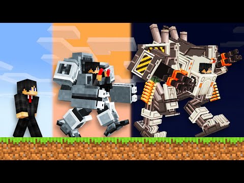 Minecraft, But I Become a Mech...
