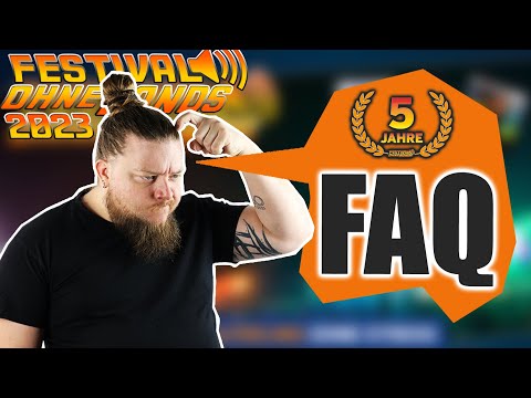 Das große FAQ 2023 zum Festival ohne Bands | FAQ