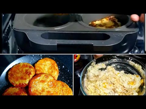 Cauliflower Mash Patties Recipe made in my Pie Maker