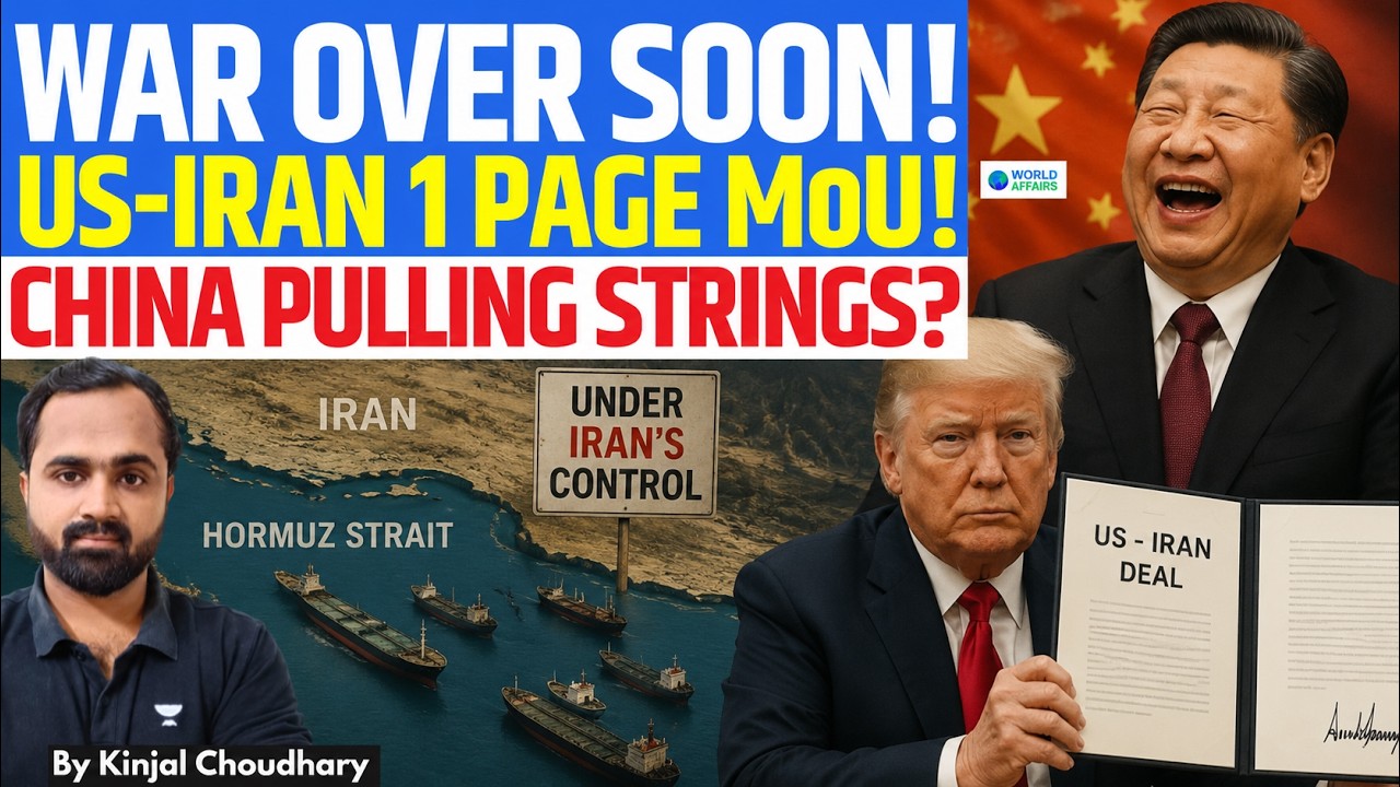 US-Iran Secret Hormuz Deal To End War? China’s Shadow Role Exposed Before Trump-Xi Summit | Kinjal