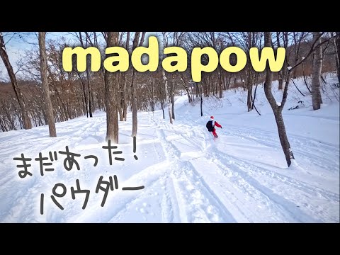 いつ行っても斑尾はパウダー滑れる説【madapow】