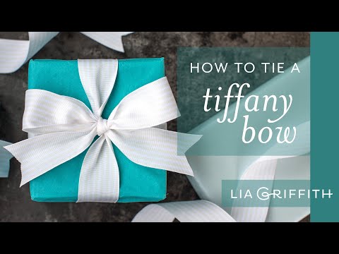 How To Tie Ribbon & Bows On A Gift