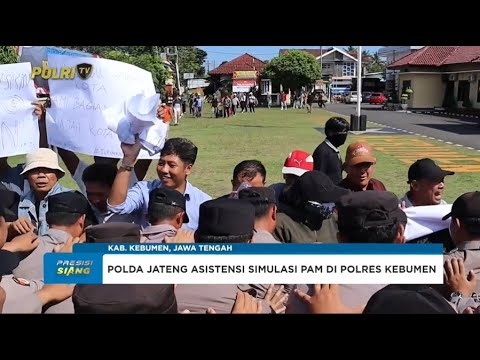 POLDA JATENG GELAR ASISTENSI DAN SIMULASI PENGAMANAN DI POLRES KEBUMEN