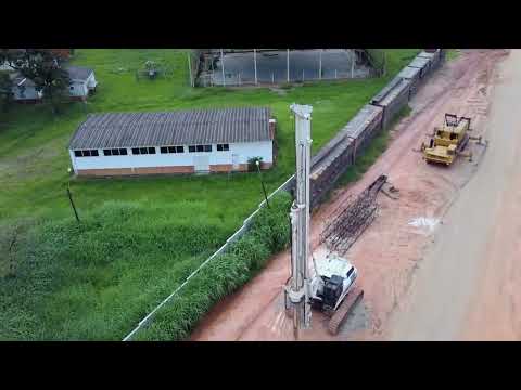 Obras da 3° ponte 24 01 2021 Jacareí SP