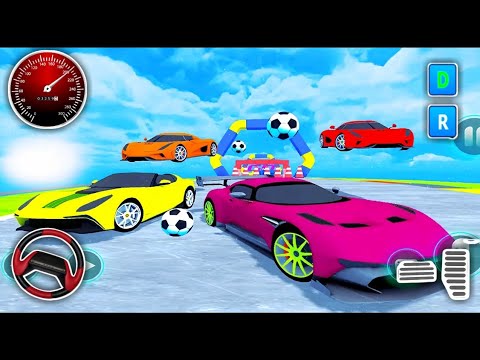 Gt car mega tracks simulator 3d - crazy ramp car stunts racing 2024 - android gameplay
