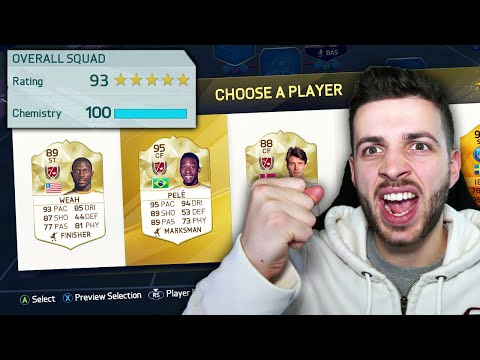 THE 99.99% IMPOSSIBLE 193 RATED FUT DRAFT!! OMFG I GOT 95 RATED LEGEND PELÉ!!