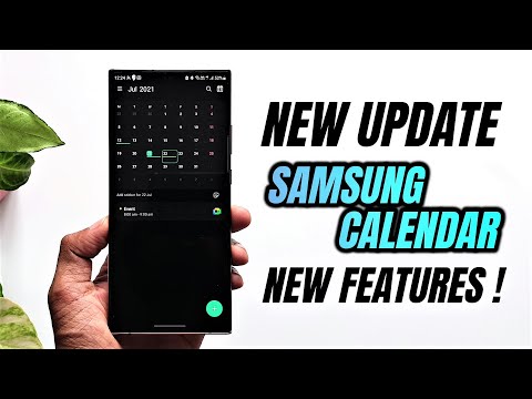 New update for Samsung Calendar app - Samsung One UI 3.1/3.0