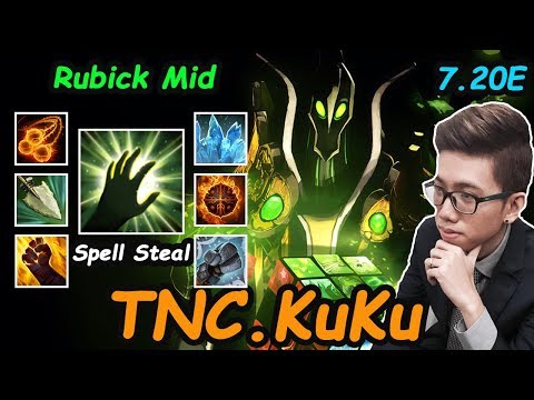 TNC KuKu - [Rubick] MIDLANE KuKuBoss Insane Skill Spell Steal Dominate Rank | Dota2 7.20