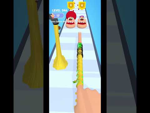Noob Vs Pro😱Dirty Finger Runner 3D(Lv.346)#funnyvideo #3d #games #gameplay #ytshorts