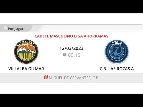 Cadete masc A VILLALBA GILMAR - LAS ROZAS