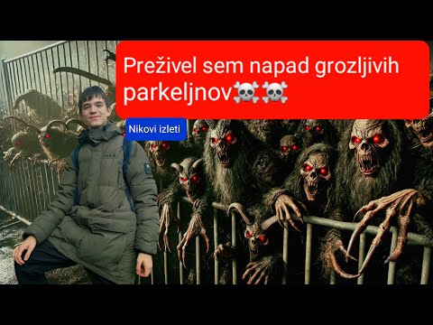 Komaj sem ostal živ po tem, ko sem šel na 11. Noč parkeljnov v Goričanah! 😱🔥👹