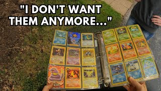 I BOUGHT A VINTAGE BINDER OF POKÉMON CARDS OFF FACEBOOK MARKETPLACE