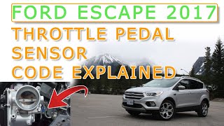 2017 Ford Escape /Kuga code P0222 Throttle Pedal Sensor Code Explained