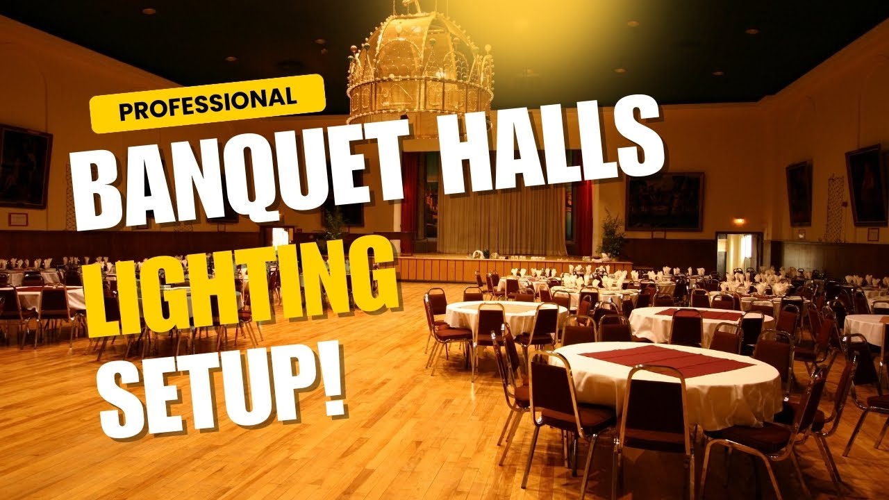Premium Stage Lighting Packages for Luxury Banquet Halls!
