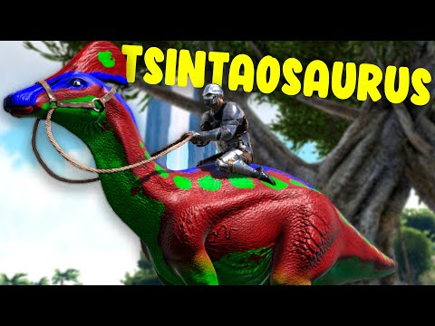 COMO TAMEAR TSINTAOSAURUS Y TODAS SUS HABILIDADES - ARK: PREHISTORIC BEAST MOD