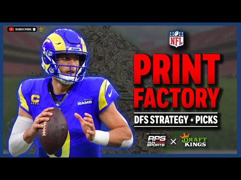 NFL DFS Picks & Lineups | WILD CARD | 1/9 - NFL Print Factory