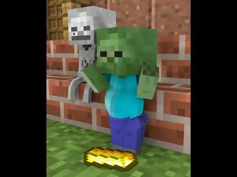 Monster School:  Fat Baby Zombie And Thin Skeleton