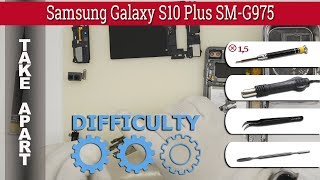 How to disassemble 📱 Samsung Galaxy S10 Plus SM-G975 Take apart