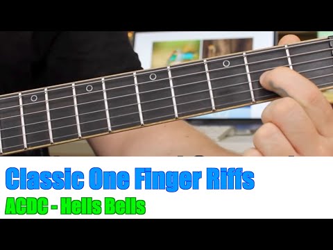 Classic One Finger Riffs: Acdc - Hells bells
