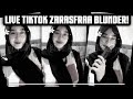 LIVE TIKTOK ZARASFRAA BLUNDER ️‍ Tiktok Tiktoklive Tiktokviral Part1 Livebarbar Zarasfraa