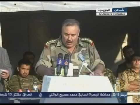 كلمة العميد الركن مثقال البطيش النعيمي والرائد ماهر النعيمي القياديين في الجيش السوري الحر, أثناء اعلان تشكيل القيادة المشتركة للمجالس الثورية