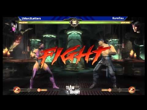 Irish Evo Qualifiers 2012 MK9 Grand finals 1man3letters Mileena vs Kuro Tao Liu Kang