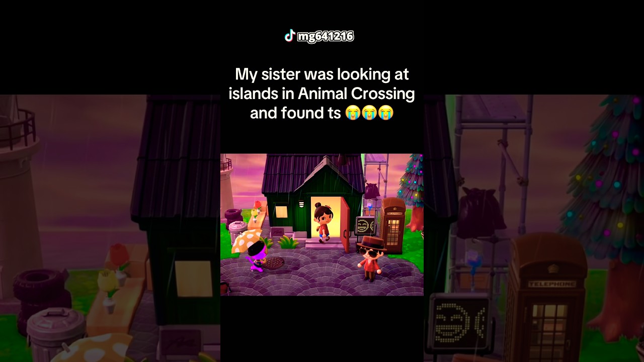 You can do this in Animal Crossing? 😭🍃