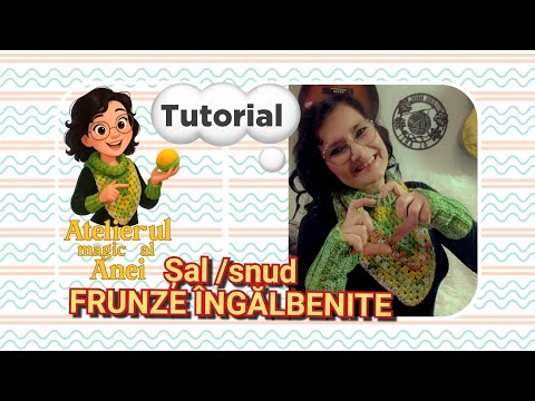 Shawl/snud "Yellowed Leaves" - tutorial