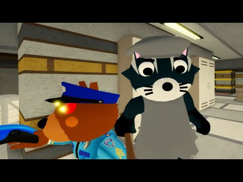Double Black Cat & Officer Doggy - Roblox Piggy