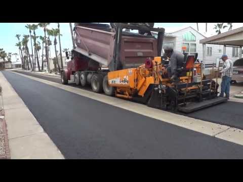 Asphalt being done