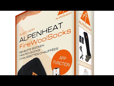 Alpenheat AJ27 FIRE SOCKS mit APP (deutsch) - Beheizte Socken - VERKAUFSVIDEO