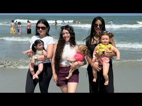 PICNIC 🧺 COLORFUL ON THE BEACH WITH MY REBORN BABY ADENAY AND HER FRIENDS 💙❤️🧡