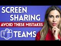 PROPERLY Share Your Screen In A Microsoft Teams Meeting For BEST Experience